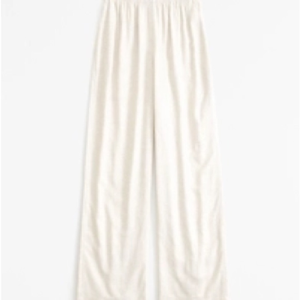 Linen Wide-Leg Pants